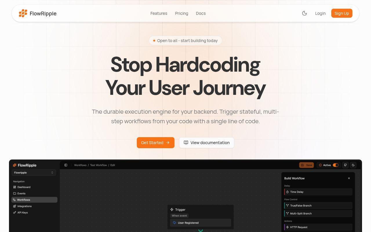 Flowripple screenshot